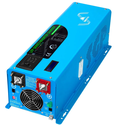 image of SunGold Power Inverter With Charger 4000W DC 12V Split Phase Pure Sine Wave