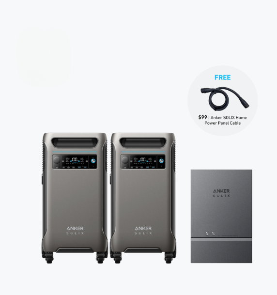 2× Anker SOLIX F3800 + Smart Home Power Kit