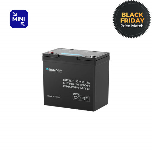 image of Renogy Core Mini - 12.8V 100Ah Lithium Iron Phosphate Battery