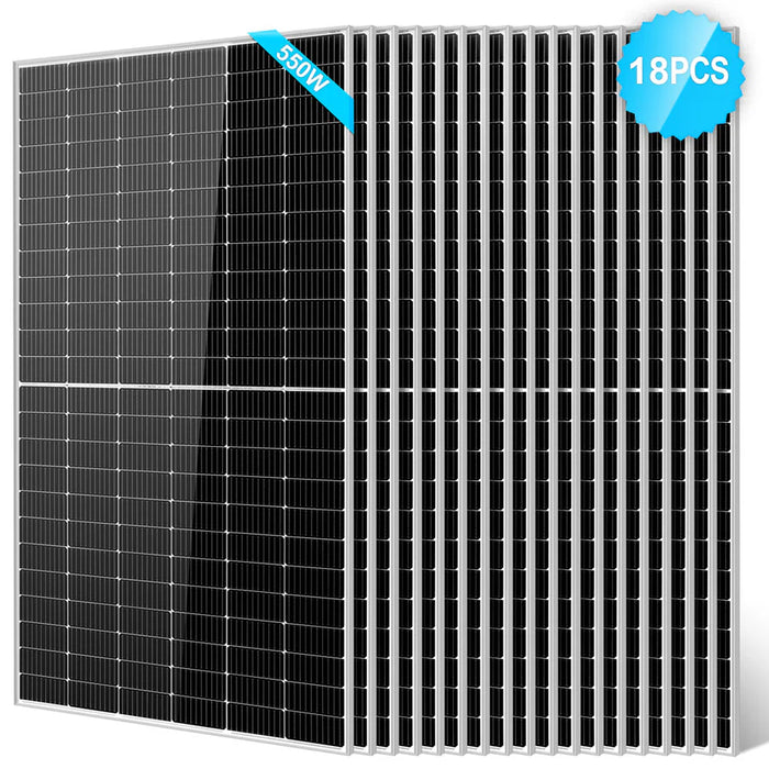image of SunGold Power 550 Watt Solar Panel Monocrystalline PERC SG-550WM, 18