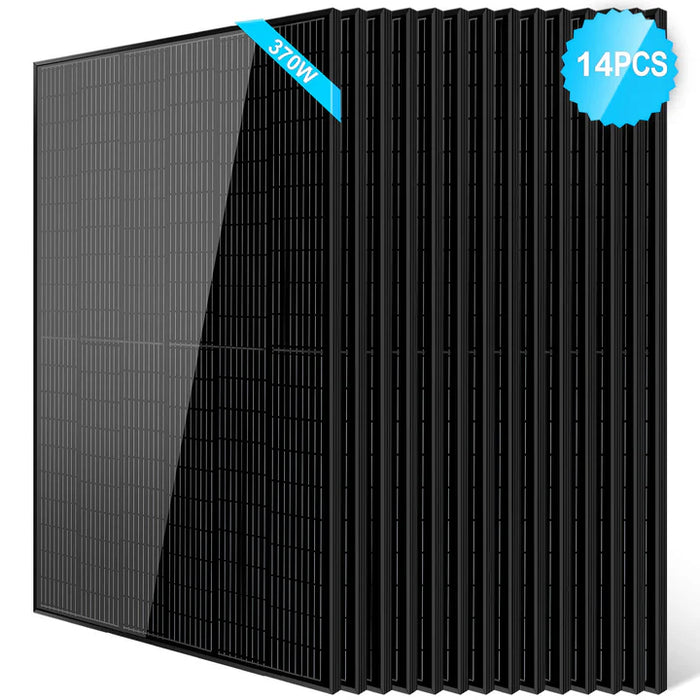 SunGold Power 370W Solar Panel Mono Black PERC SG-370WMB