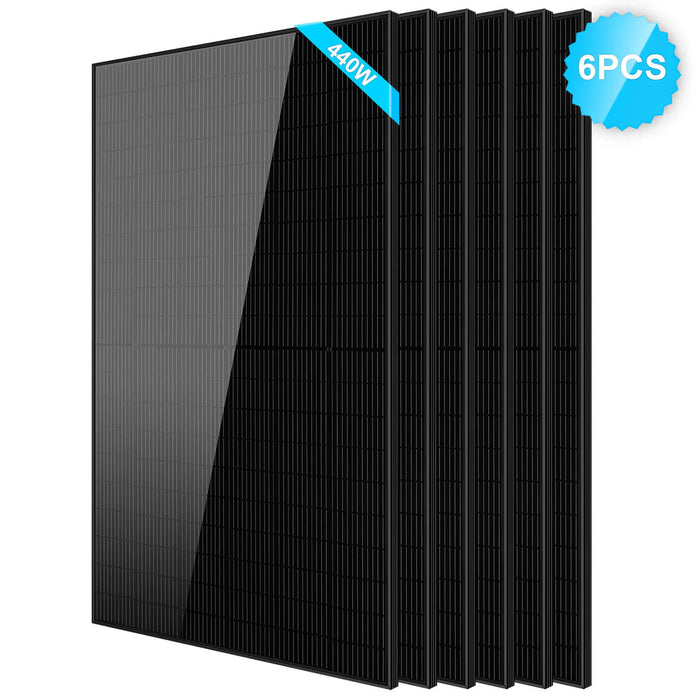 image of SunGold Power 440W Solar Panel Black PERC SG-440WM, 6
