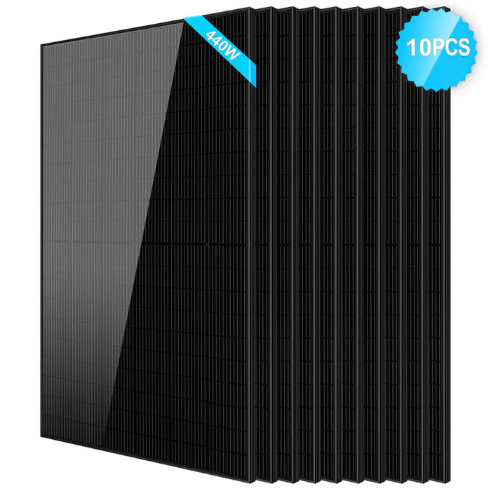 SunGold Power 440W Solar Panel Black PERC  SG-440WM