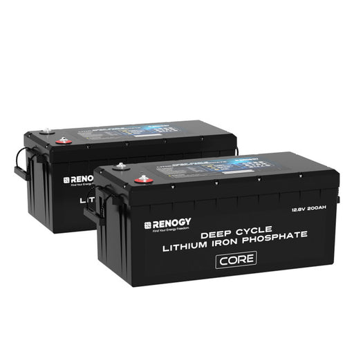 image of Renogy 2* 12V 200Ah Pro Smart Lithium Battery | Supports Series Connection for 24V/48V Systems