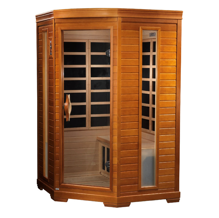 Golden Design's Dynamic Llumeneres 2-person Ultra Low EMF FAR Infrared Sauna
