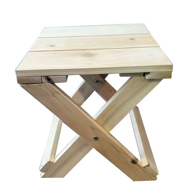Leisurecraft Adirondack Foldable End Table - White Cedar