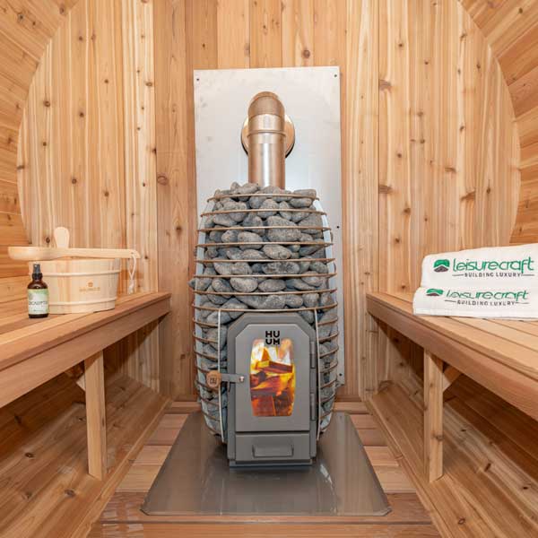 BSB221 | Chimney & Shields with Elbow for out the Side Wall (Huum Heater)
