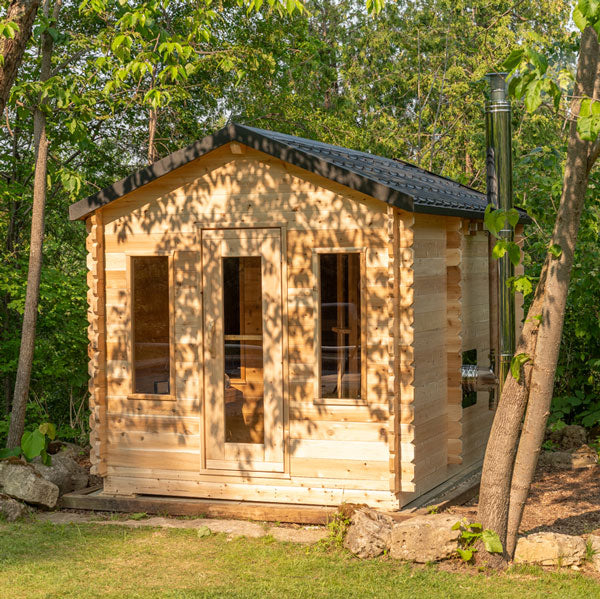 Dundalk Leisurecraft Georgian Cabin Sauna with Changeroom