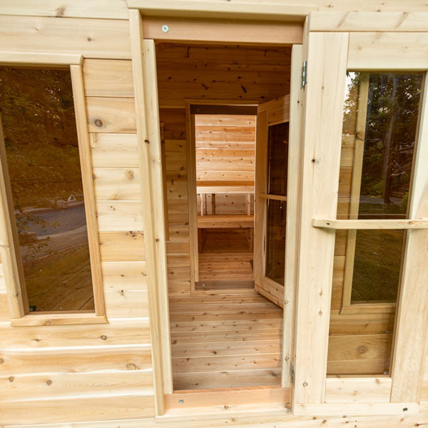 Dundalk Leisurecraft Georgian Cabin Sauna with Changeroom