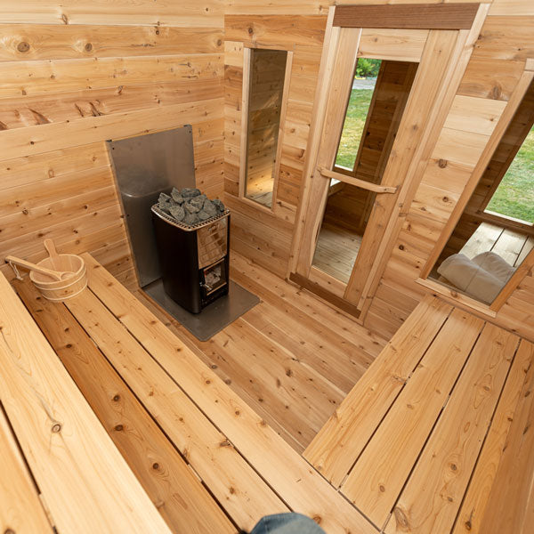 Dundalk Leisurecraft Georgian Cabin Sauna with Changeroom