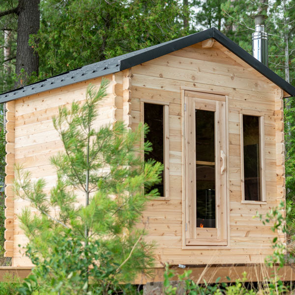 Dundalk Leisurecraft Georgian Cabin Sauna | Woodburning Heater
