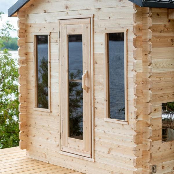 Dundalk Leisurecraft Georgian Cabin Sauna | Woodburning Heater