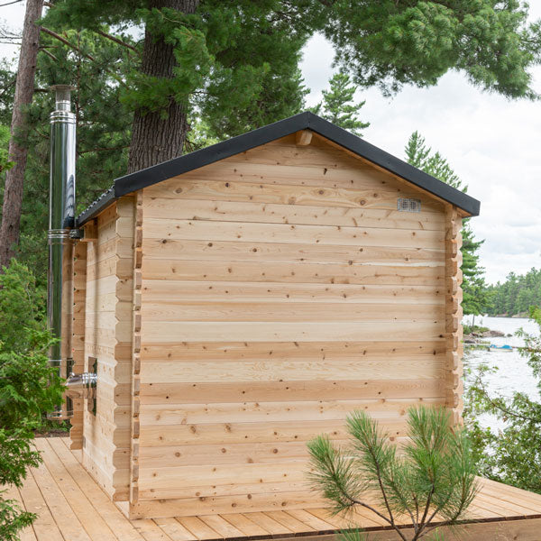 Dundalk Leisurecraft Georgian Cabin Sauna | Woodburning Heater