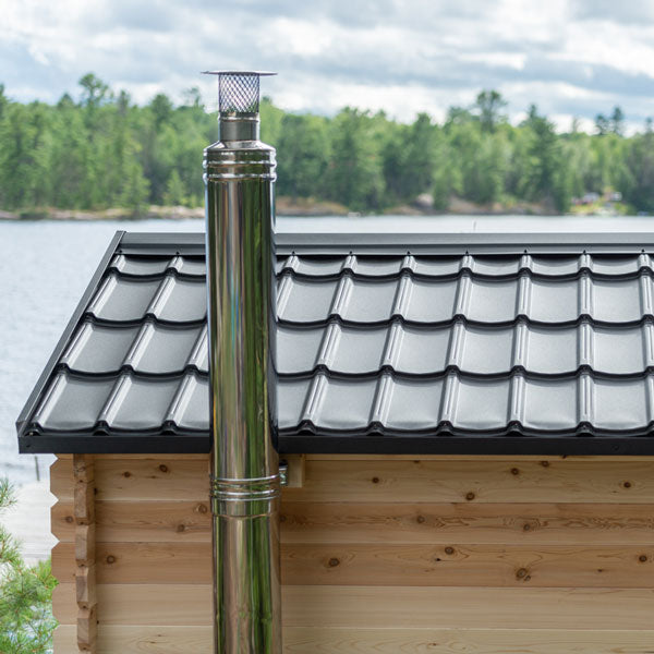 Dundalk Leisurecraft Georgian Cabin Sauna | Woodburning Heater
