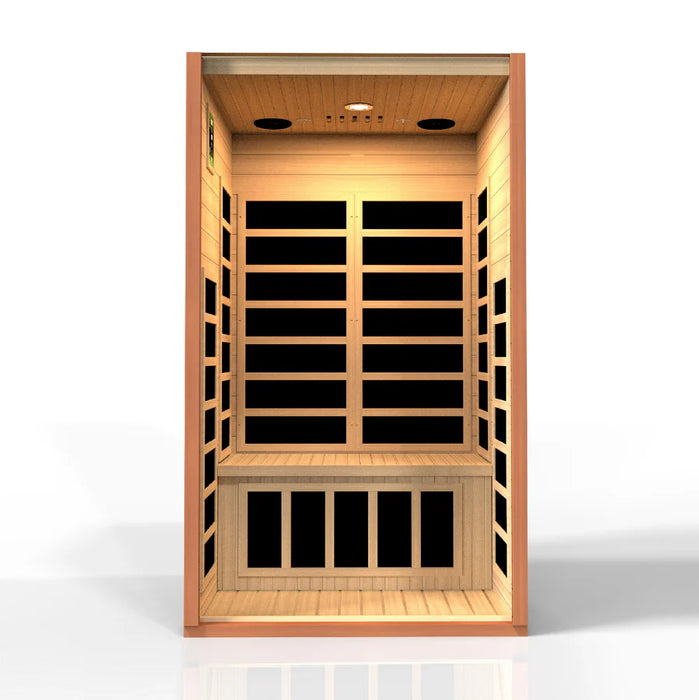 Golden Design's Dynamic Avila Elite 1-2-person Ultra Low EMF FAR Infrared Sauna