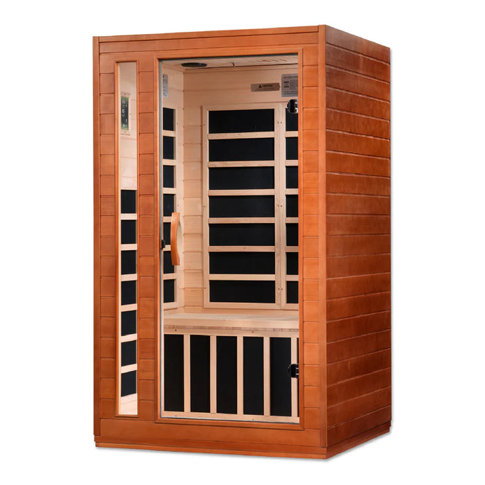 Dynamic Cordoba Elite 2-person Infrared Sauna Ultra Low EMF Infrared Sauna | Canadian Hemlock