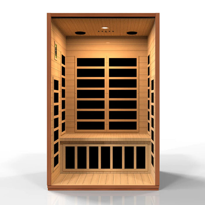 Golden Design's Dynamic Cordoba Elite 2-person Ultra Low EMF FAR Infrared Sauna