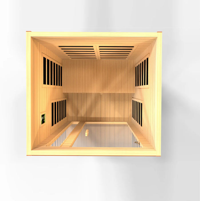 Golden Design's Dynamic Cordoba Elite 2-person Ultra Low EMF FAR Infrared Sauna