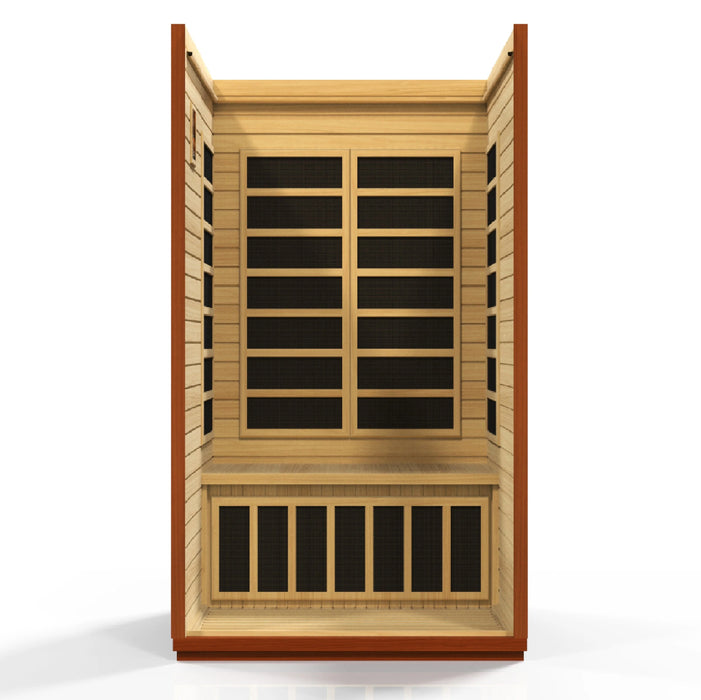 Golden Design's Dynamic San Marino 2-person Low EMF FAR Infrared Sauna