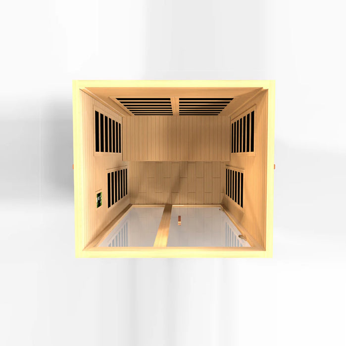 Golden Design's Dynamic Santiago Elite 2-person Ultra Low EMF FAR Infrared Sauna