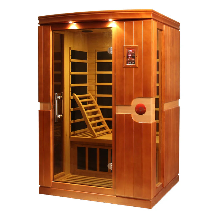Dynamic Venice 2-person Low EMF Infrared Sauna | Canadian Hemlock