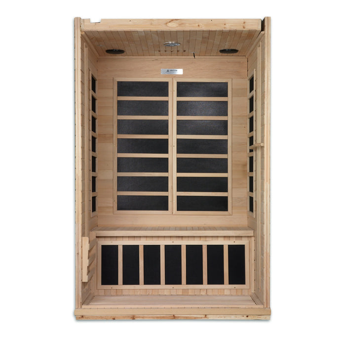 Golden Design's Dynamic Venice Elite 2-person Ultra Low EMF FAR Infrared Sauna