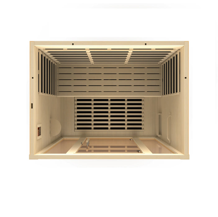 Golden Design's Dynamic Vila 3-person Ultra Low EMF FAR Infrared Sauna