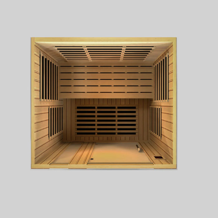 Dynamic Infrared 3-person Sauna Low EMF Far | Lugano Edition