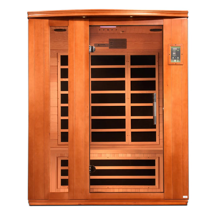 Golden Design's Dynamic Lugano 3-person Ultra Low EMF FAR Infrared Sauna