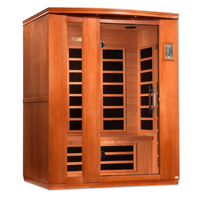 Dynamic Infrared 3-person Sauna Low EMF Far | Lugano Edition