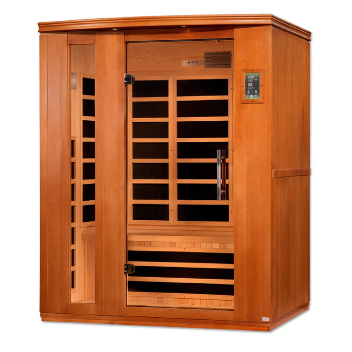 Dynamic Infrared 3-person Sauna Low EMF Far | Lugano Edition