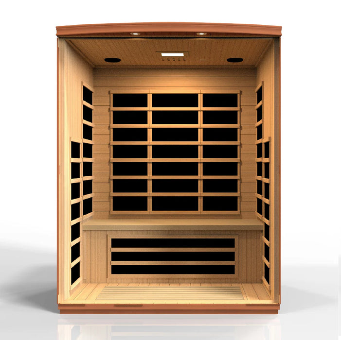 Golden Design's Dynamic Lugano 3-person Ultra Low EMF FAR Infrared Sauna