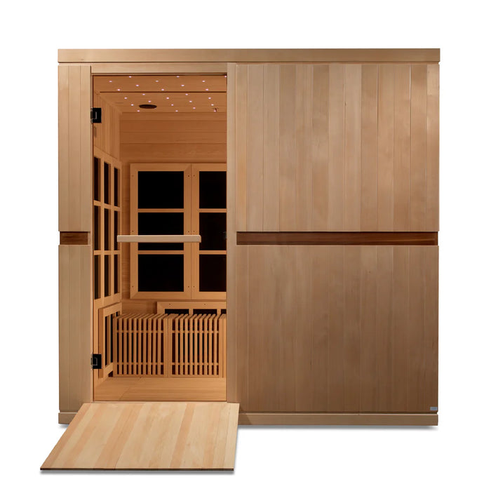 Golden Designs "Catalonia" 8-person PureTech™ Near Zero EMF FAR Infrared Sauna