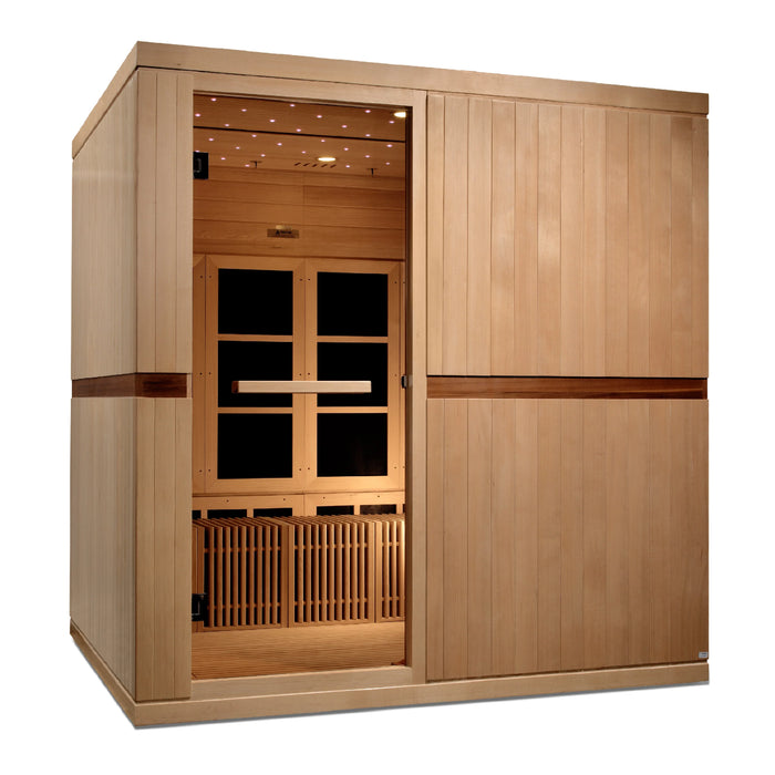 Golden Designs "Catalonia" 8-person PureTech™ Near Zero EMF FAR Infrared Sauna