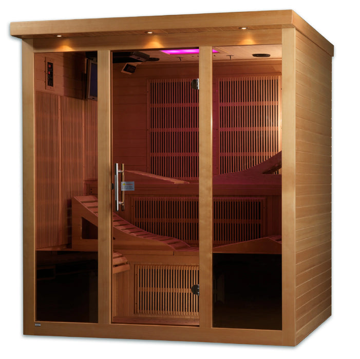 Golden Designs "Monaco" 6-person Near Zero EMF Far Infrared Sauna