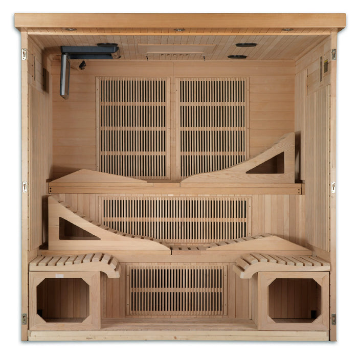 Golden Designs "Monaco" 6-person Near Zero EMF Far Infrared Sauna