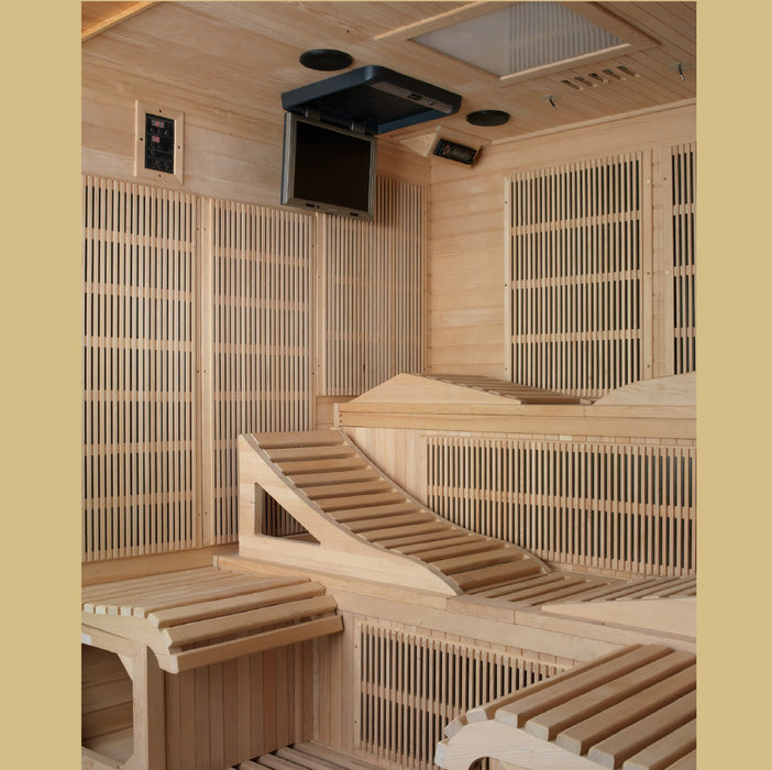 Golden Designs "Monaco" 6-person Near Zero EMF Far Infrared Sauna