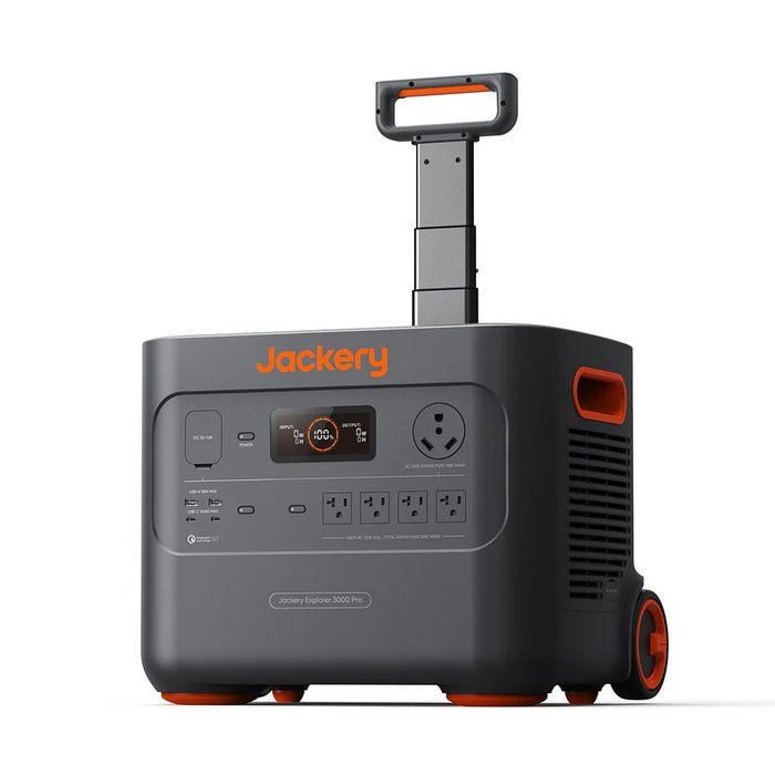 Jackery Solar Generator 3000 Pro + 2x 200W Solar Saga Solar Panels