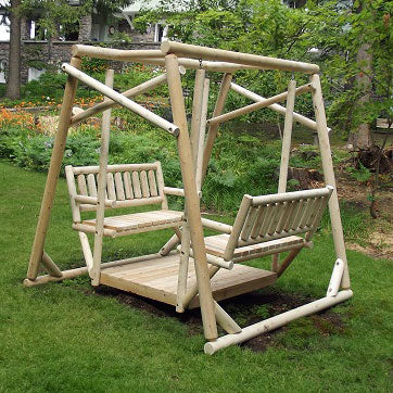 Leisurecraft Old Fashion Log Swing