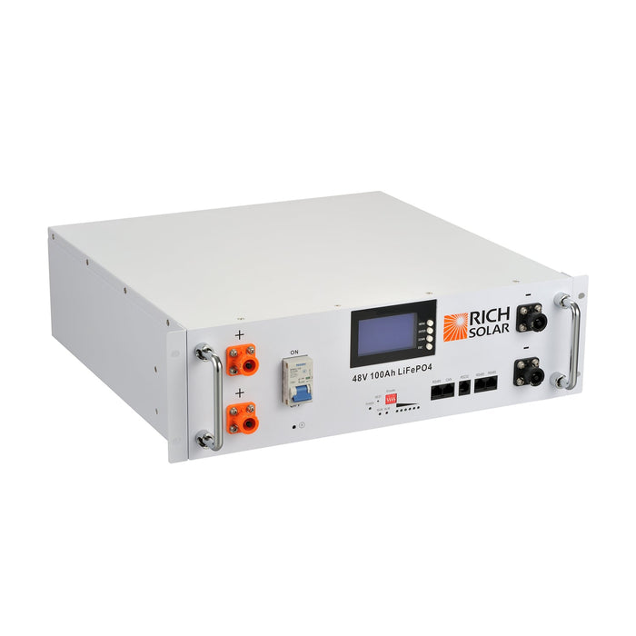 Rich Solar  48V 100Ah lithium battery sever rack for Residential, Commercial, Off-Grid - ALPHA 5 SERVER