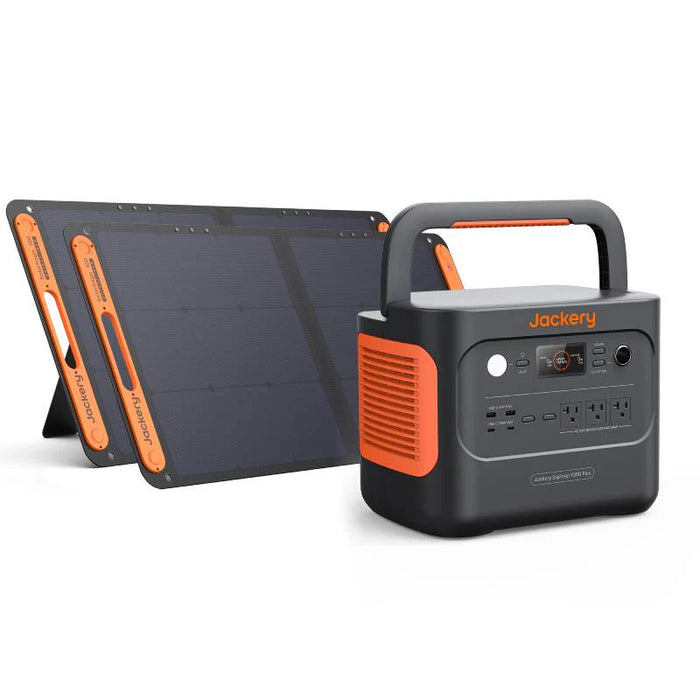 Jackery Solar Generator 1000 Plus + SolarSaga 100W x 2