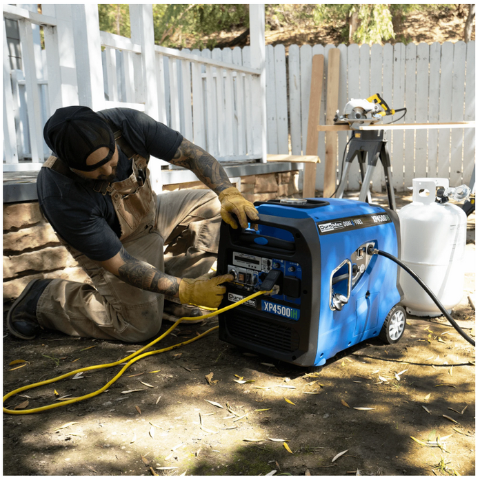 Duromax Inverter Generator XP4500iH | 4,500 Watt Dual Fuel Portable w/ CO Alert