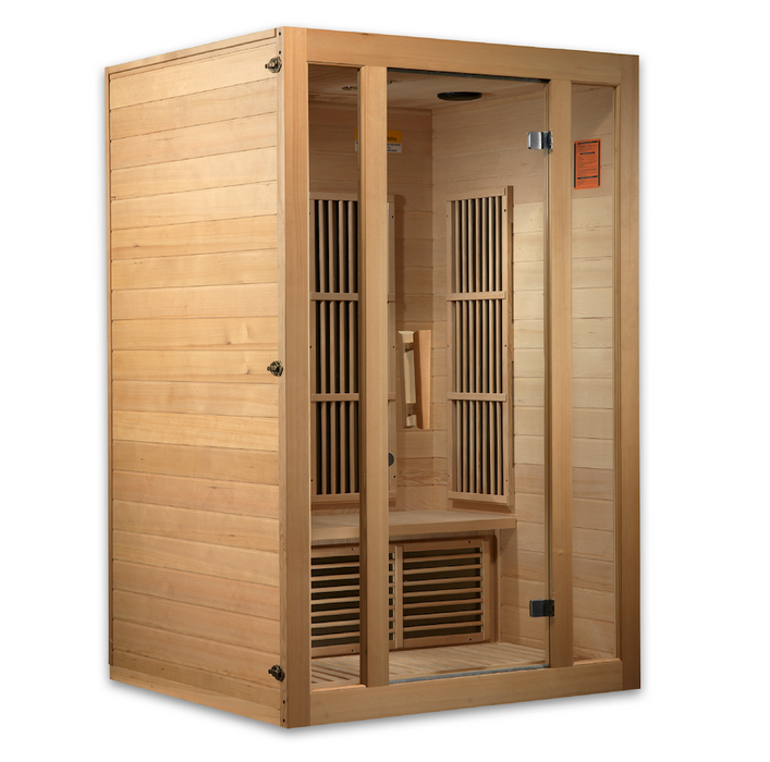 Maxxus "Seattle" 2 person Low EMF FAR Infrared Sauna | Canadian Hemlock