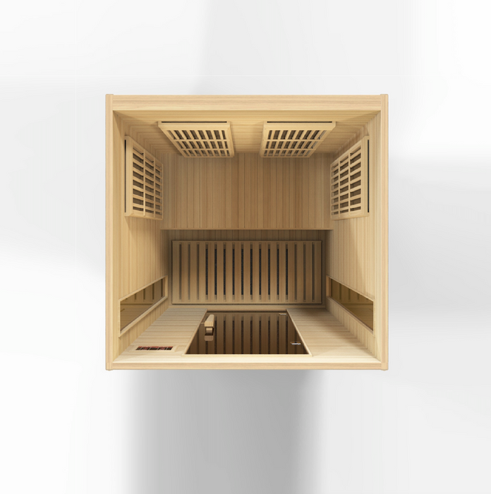 Maxxus 2 person Infrared Sauna Low EMF FAR | Canadian Hemlock