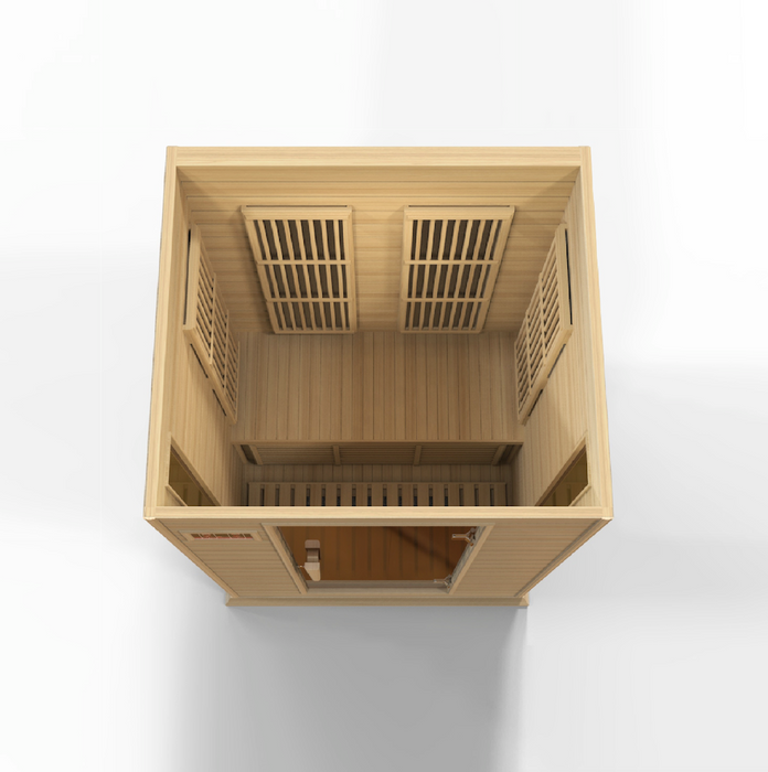 Maxxus 2 person Infrared Sauna Low EMF FAR | Canadian Hemlock