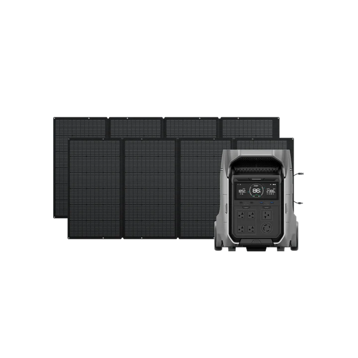DELTA Pro 3 with 2* 400W Solar Panel